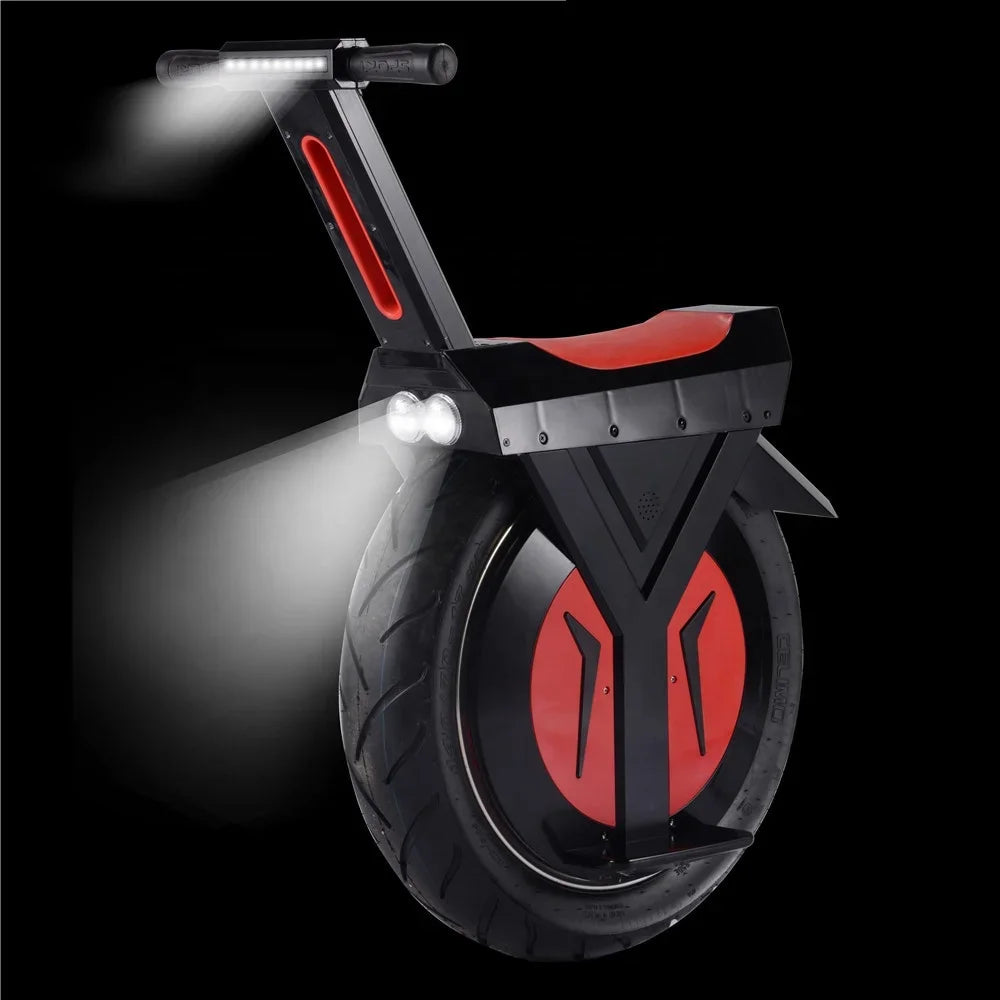 (1) - RIDER - Wholesale New Design Adults One Wheel Power Unicycle Scooter With Lithium Battery 60V 500W Self Balancing Electric Motor Scooter