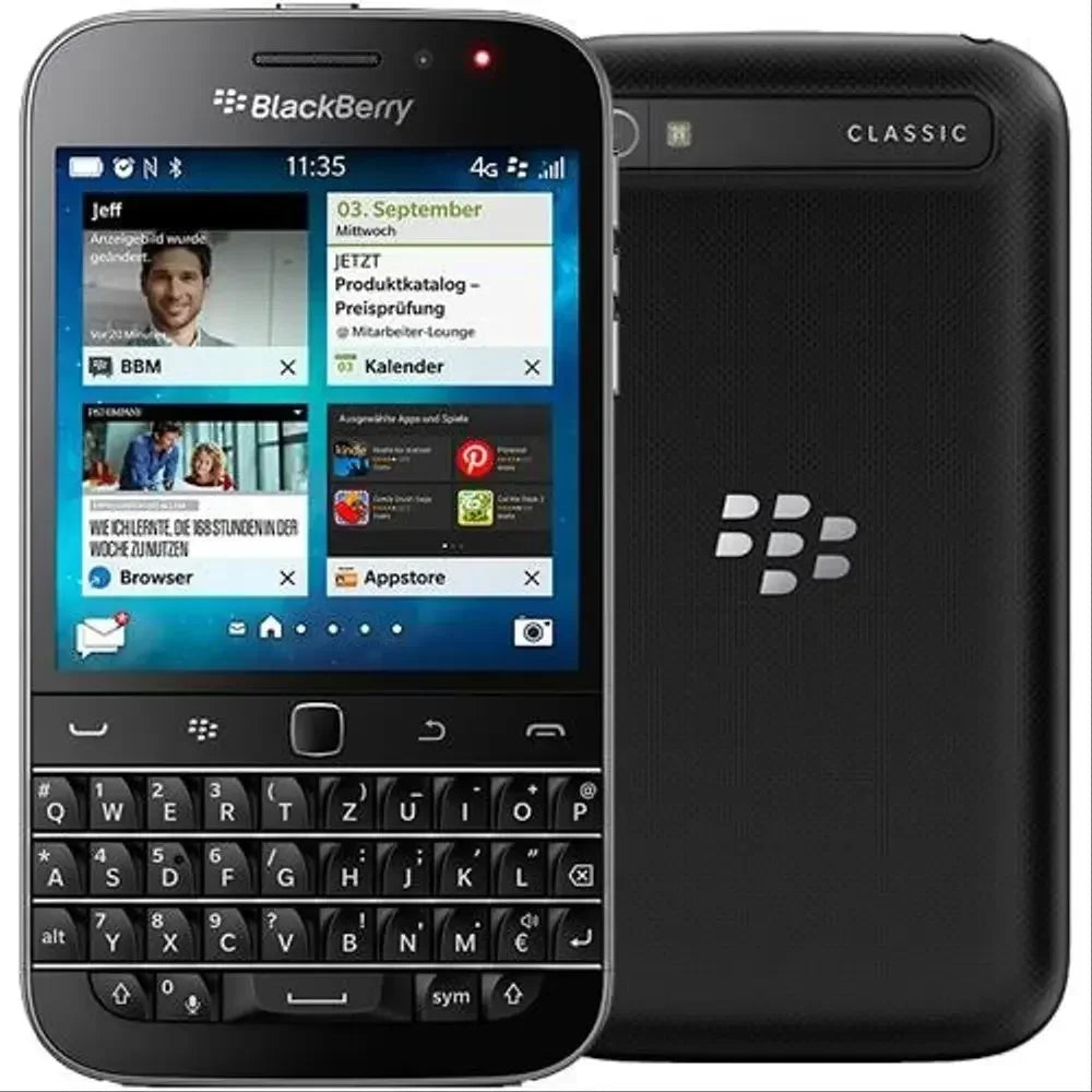 Original Unlocked BlackBerry Classic Q20 4G LTE Mobile 8MP WIFI 3.5" 16GB ROM 2GB RAM Qwerty Bluetooth Cell Phone Smartphone Bar