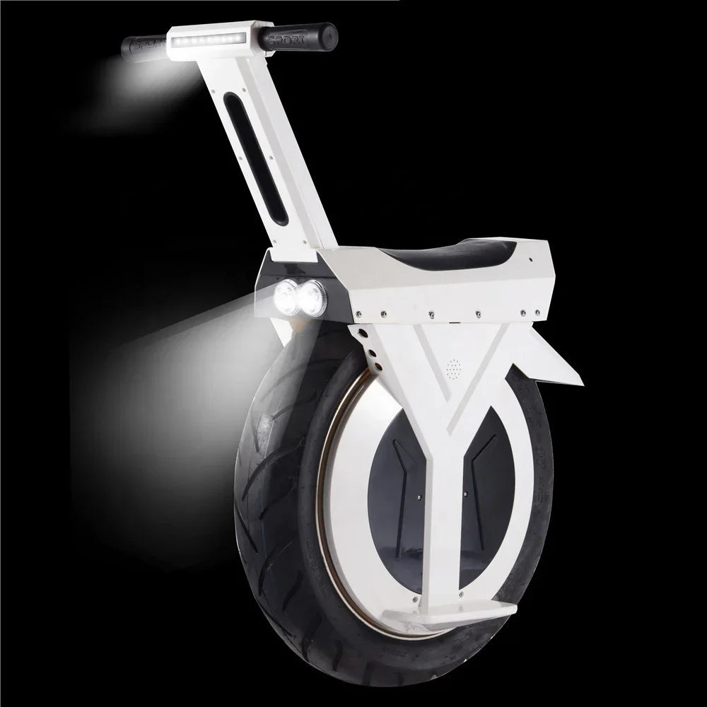 (1) - RIDER - Wholesale New Design Adults One Wheel Power Unicycle Scooter With Lithium Battery 60V 500W Self Balancing Electric Motor Scooter