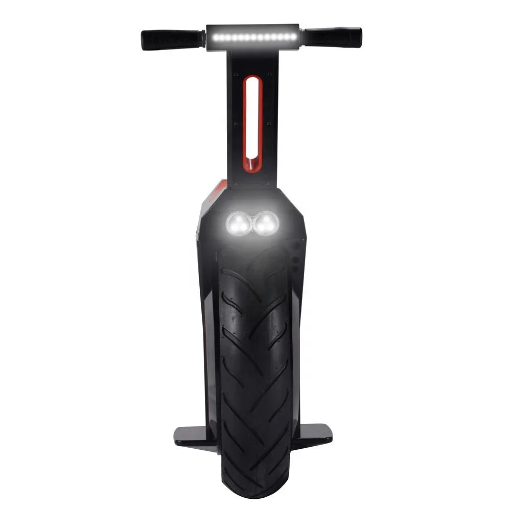 (1) - RIDER - Wholesale New Design Adults One Wheel Power Unicycle Scooter With Lithium Battery 60V 500W Self Balancing Electric Motor Scooter